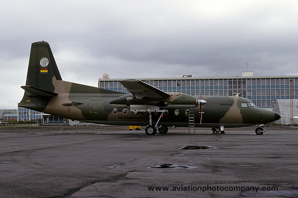 Bolivian Air Force Fokker F-27 TAM-93 (1980)