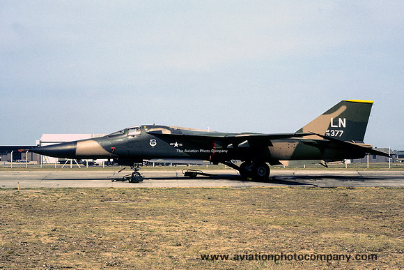 USAF 48 TFW 493 TFS GD F-111F 70-2377/LN (1979)