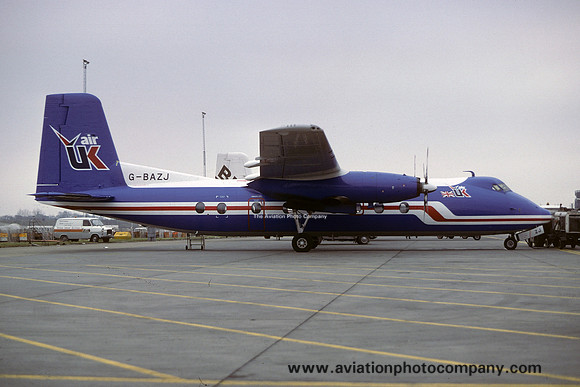Air UK Handley Page Herald G-BAZJ (1979)