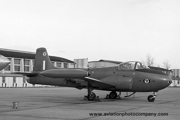 RAF CFS Hunting Jet Provost T.4 XS217 at RAF Leuchars (1970)