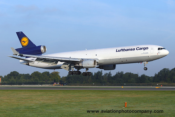 Lufthansa Cargo McDonnell Douglas MD-11F D-ALCJ at Manchester (2015)