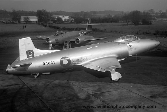Pakistani Air Force Supermarine Attacker R-4033 (1953)