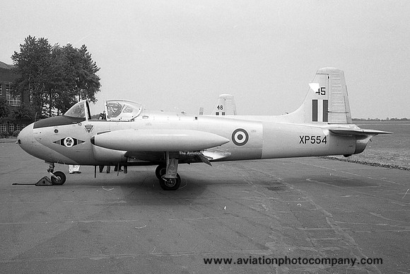 RAF Central Flying School Hunting Jet Provost T.4 XP554/45 (1962)