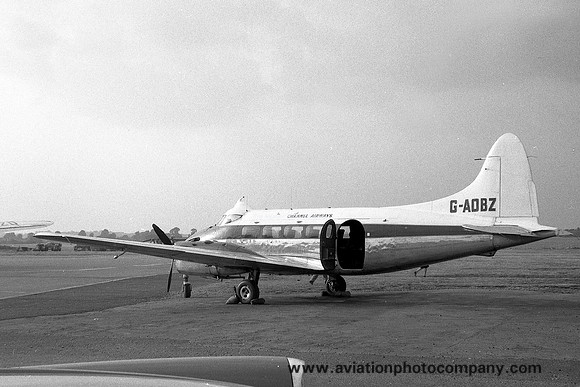 Channel Airways De Havilland Dove G-AOBZ (1961)
