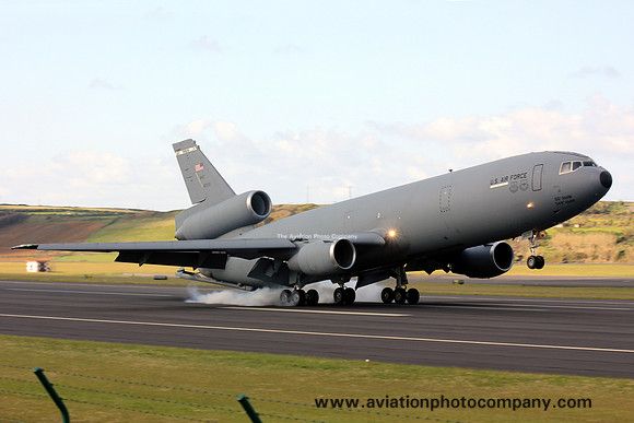 USAF 60/349 AMW McDonnell Douglas KC-10A Extender 86-0031 at Lajes (2013)
