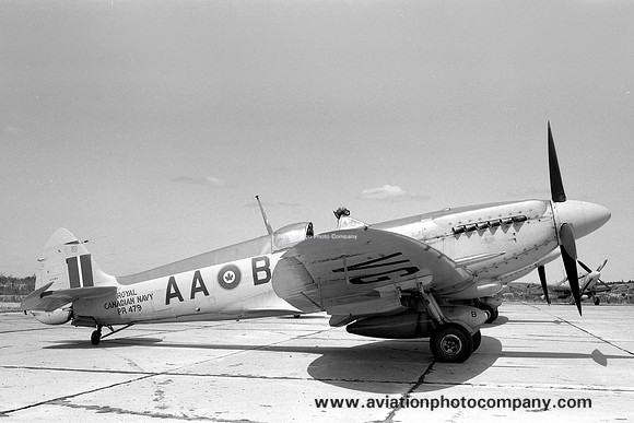 Royal Canadian Navy 883 Squadron Supermarine Seafire PR479