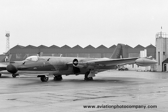 RAF English Electric Canberra T.17 WH664 at RAF Leuchars (1970)
