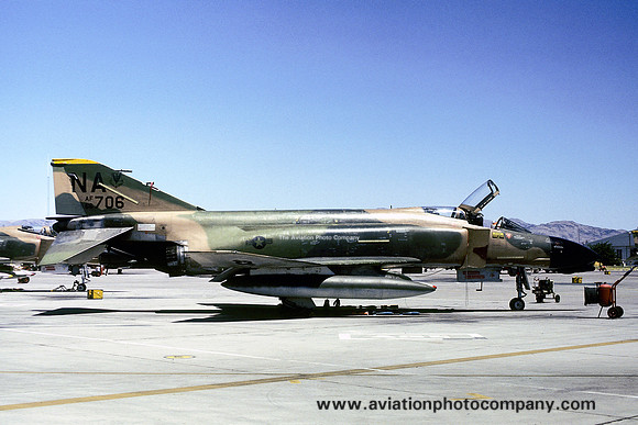 USAF 474 TFW 429 TFS McDonnell F-4D Phantom 66-7706/NA at Nellis AFB (1979)