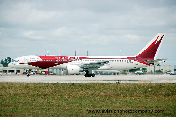 Air Peru/Primaris Boeing 757-200 N741PA at Miami IAP (2008)