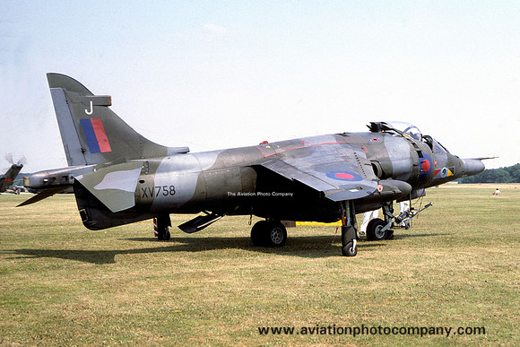 RAF 233 OCU Hawker Siddeley Harrier GR.3 XV758/J (1984)