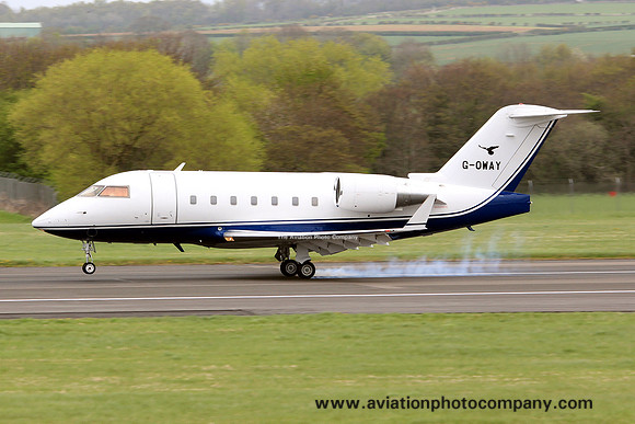 Scottish Air Charter Canadair CL-601 G-OWAY at Prestwick (2013)