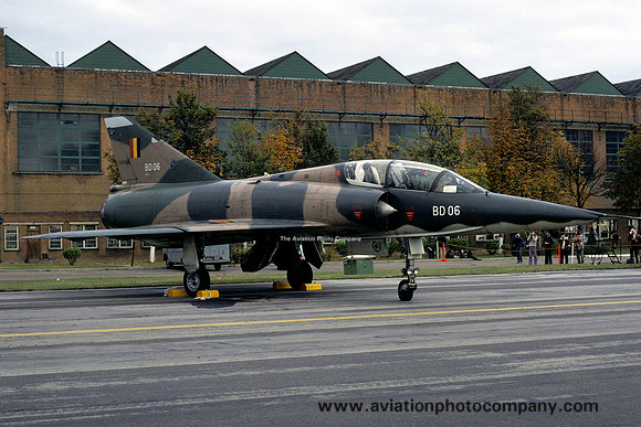 Belgian Air Force 3 Wing 8 Sml Dassault Mirage 5BD BD-06 (1972)