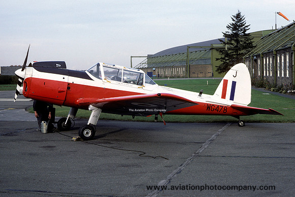 RAF FSS DHC-1 Chipmunk T.10 WG478/J (1980)