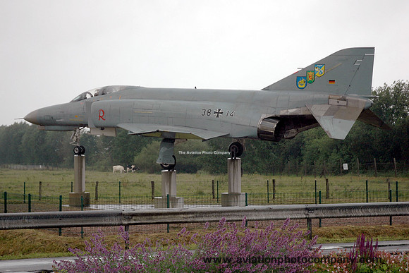 German Air Force McDonnell F-4F Phantom 38+14 displayed at Wittmund (2013)