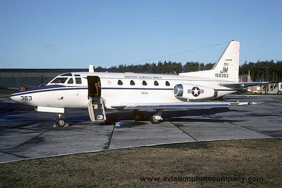 US Navy VR-24 North American CT-39G Sabreliner 159363/JM (1976)