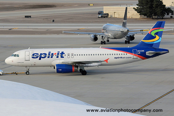 Spirit Air Airbus A320-200 N603NK at Las Vegas IAP (2014)