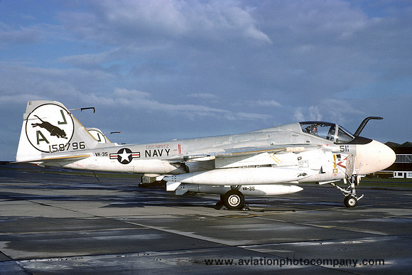 US Navy VA-35 Grumman A-6E Intruder 158796/AJ-511 (1976)