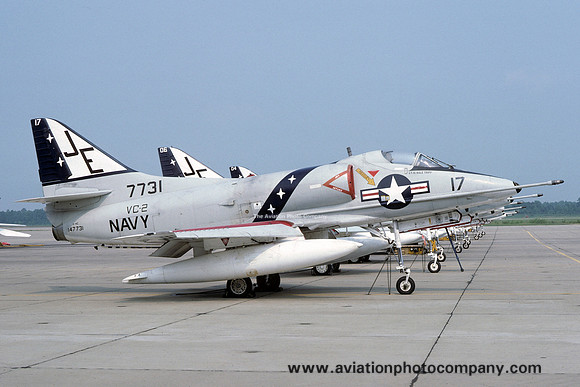 US Navy VC-2 Douglas A-4C 147731/JE-17 (1975)