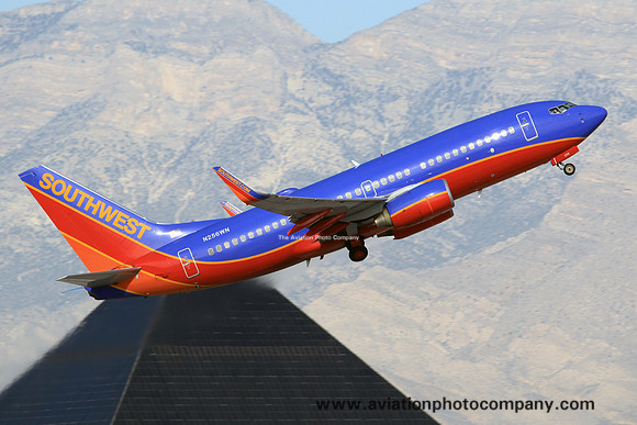 Southwest Airlines Boeing 737-700 N256WN at Last Vegas IAP (2014)