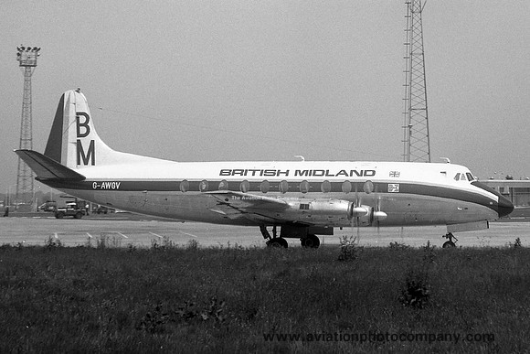 British Midland Vickers Viscount G-AWGV