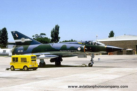 RAAF 77 Squadron Dassault Mirage 3OF A3-23 (1981)