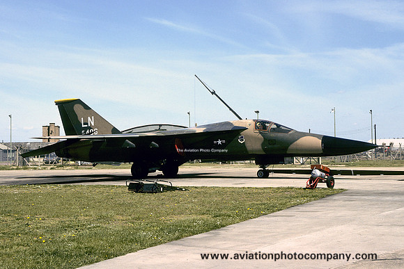 USAF 48 TFW 493 TFS GD F-111F 70-2406/LN (1979)