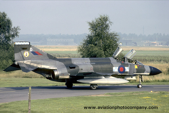 RAF 19 Squadron McDonnell F-4M Phantom FGR.2 XV439/D at RAF Wildenrath (1983)