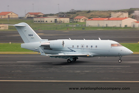 FAA Canadair CL-604 N88 at Lajes (2015)