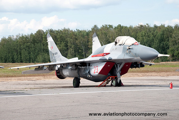 Russian Air Force Mikoyan MiG-29 RF-92935 "23 red" at Chakalovsky (2012)