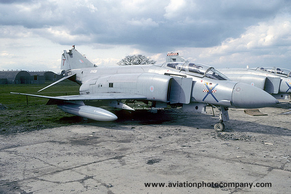 RAF McDonnell F-4M Phantom FGR.2 XV438 dumped at RAF Wattisham (1992)