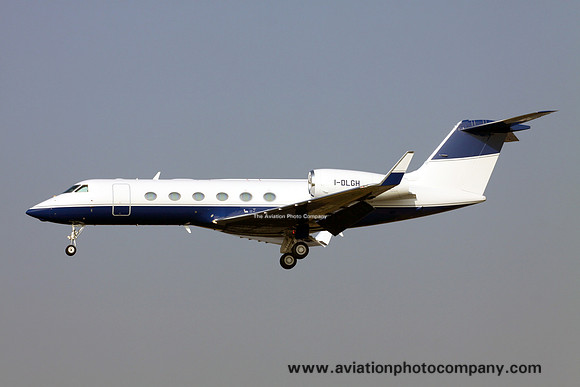 Gulfstream IV I-DLGH at Manchester (2013)
