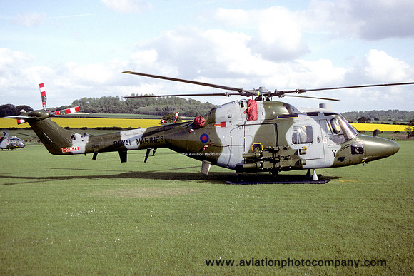 Royal Marines 3 CBAS Westland Lynx AH.7 XZ605 at Middle Wallop (1992)