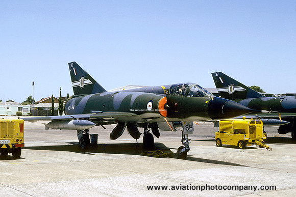 RAAF 77 Squadron Dassault Mirage 3OF A3-86 (1981)