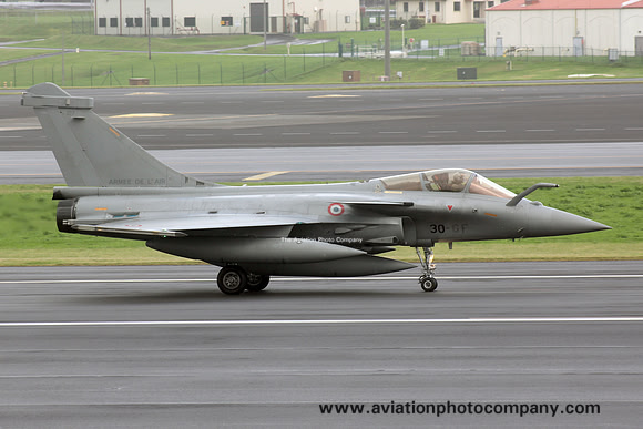 French Air Force 30 EC Dassault Rafale C 127/30-GF at Lajes (2015)