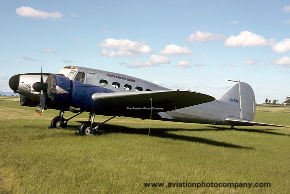 Terry & Richie Brain Avro Anson VH-BAF (1981)