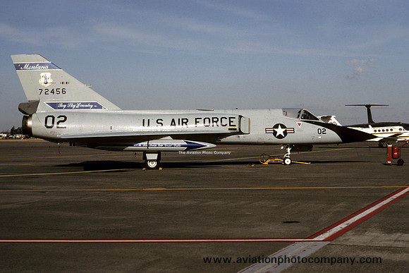 USAF Montana ANG 186 FIS Convair F-106A 57-2456 (1984)
