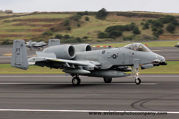 USAF 23 FG 75 FS Fairchild A-10C 79-0207/FT at Lajes (2013)