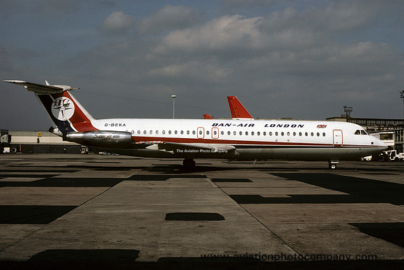 Dan Air London BAC-111 G-BEKA (1982)