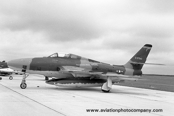 USAF Nebraska ANG 173 TRS Republic RF084F 53-7543 (1971)