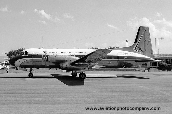 South African Airways HS.748 ZS-SBU (1978)
