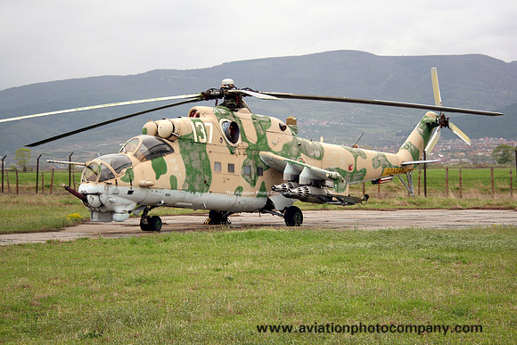 Bulgarian Air Force Mil Mi-24D 137 stored at Krumovo (2013)