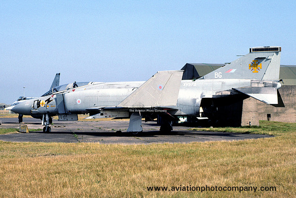 RAF McDonnell F-4K Phantom FG.1 XV572 stored at RAF Leuchars (1991)