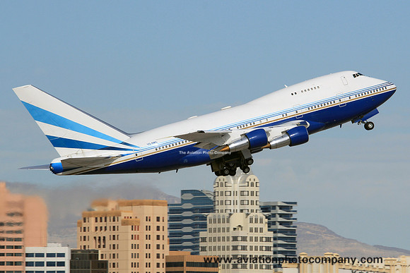 Sands Boeing 747SP VQ-BMS at Las Vegas IAP (2014)