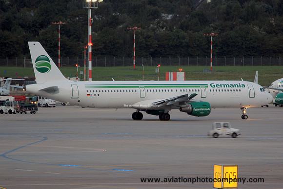 Germania Airbus A321-200 D-ASTW at Dusseldorf (2015)