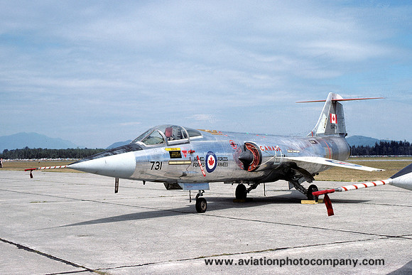 Canadian Air Force Lockheed F-104G Starfighter 104731 (1975)