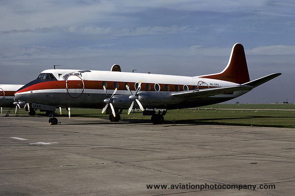 Zaire Air Service Vickers 757 Viscount 9Q-CPD (1978)