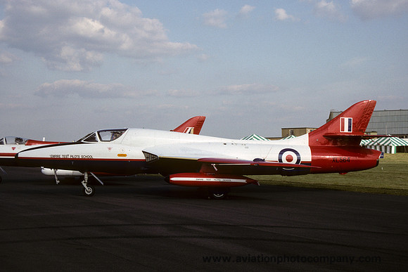 ETPS Hawker Hunter T.7 XL564 at IAT Boscombe Down (1992)
