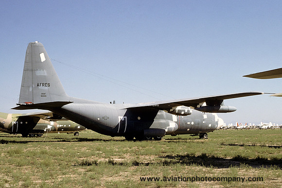 USAF AC-130A Hercules 55-0040 stored at MASDC Davis Monthan (1978)