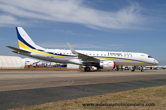 Embraer Lineage 1000 PT-TOE at the Avalon Airshow (2013)
