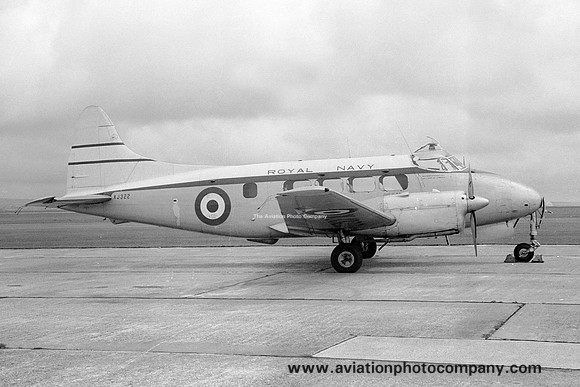 Royal Navy Culdrose Station Flight De Havilland Sea Devon C.20 XJ322 (1968)